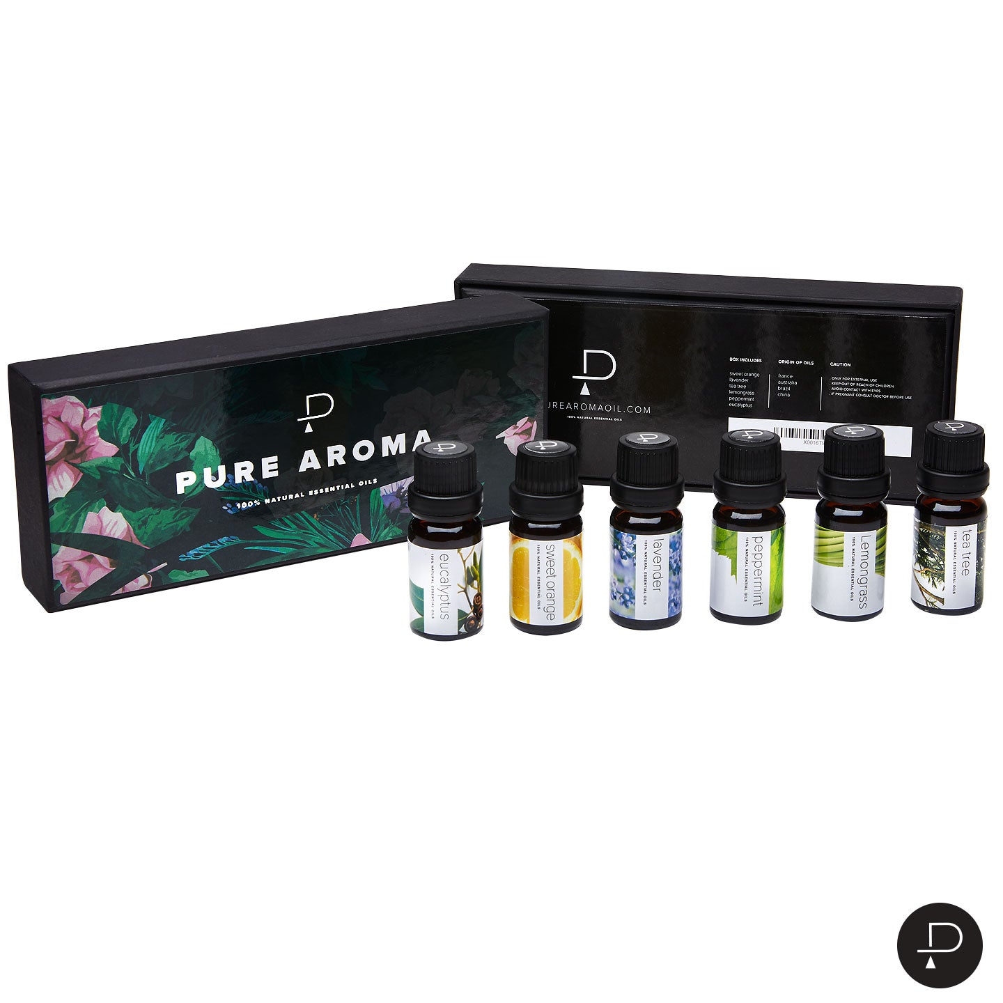 PURE AROMA Essential Oils - Top 6 Aromatherapy Oils in 1 Box (10 Ml) – Pure  Aroma